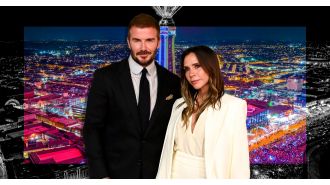 Neighbors of the Beckhams are upset about the renovations to their Cotswolds mansion, fearing it will resemble Blackpool.