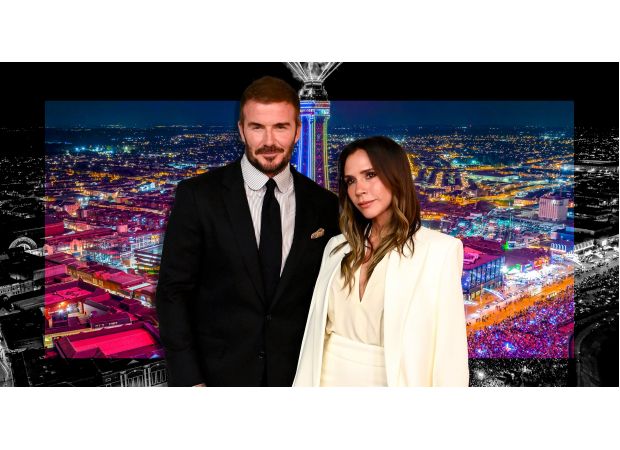 Neighbors of the Beckhams are upset about the renovations to their Cotswolds mansion, fearing it will resemble Blackpool.