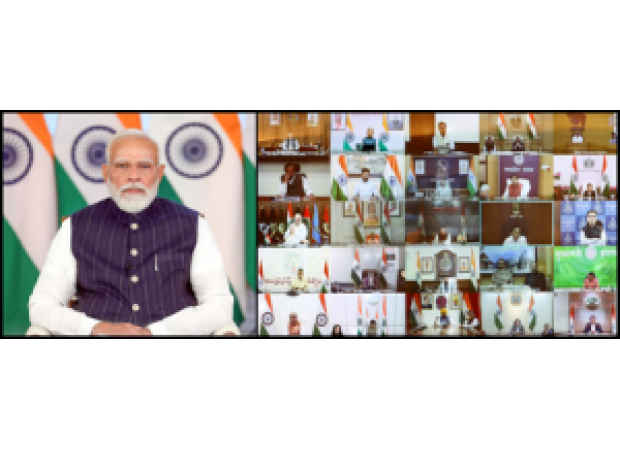 Modi calls on states to work together as a team to address the West Asia crisis.