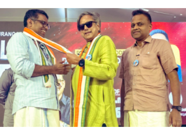 Shashi Tharoor unharmed after his convoy is obstructed in Kerala.