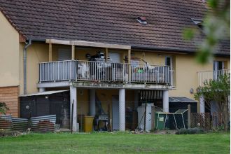 9-year-old unable to walk after being locked in seated position in father's van for years.