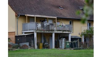 9-year-old unable to walk after being locked in seated position in father's van for years.