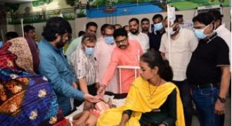 Over 50 people hospitalized in Jajpur, Odisha after eating 'dahibara'.