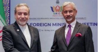 Jaishankar meets with Araghchi to discuss Iran's foreign affairs.