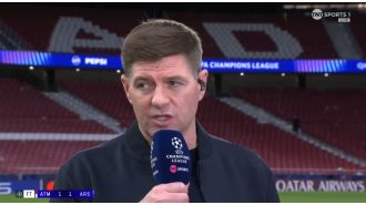 Gerrard picks preferred Champions League team after Arsenal's draw with Atletico Madrid.