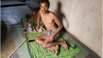 In Kalahandi, a family is struggling to survive as the breadwinner is left bedridden due to negligence.