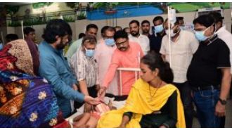 Over 50 people hospitalized in Jajpur, Odisha after eating 'dahibara'.