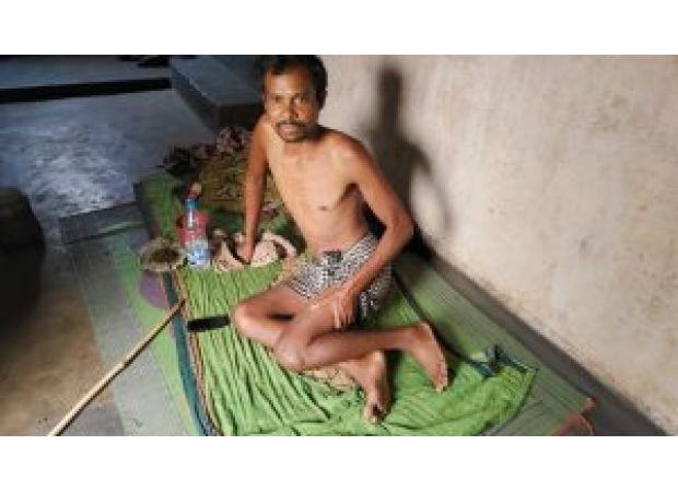 In Kalahandi, a family is struggling to survive as the breadwinner is left bedridden due to negligence.