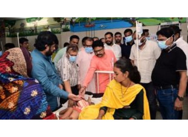 Over 50 people hospitalized in Jajpur, Odisha after eating 'dahibara'.
