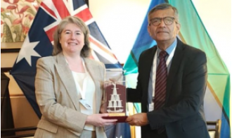 India and Australia discuss strengthening joint defence efforts in meeting between the two countries.