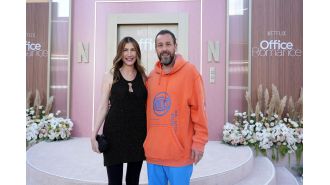 Adam Sandler received criticism for his behavior at his wife's movie premiere.