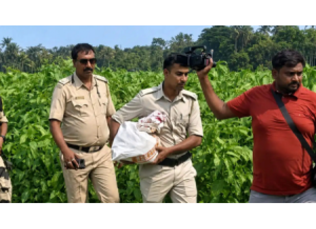 Police in Bengal find over Rs 2 crore in cash at TMC leader's farm.