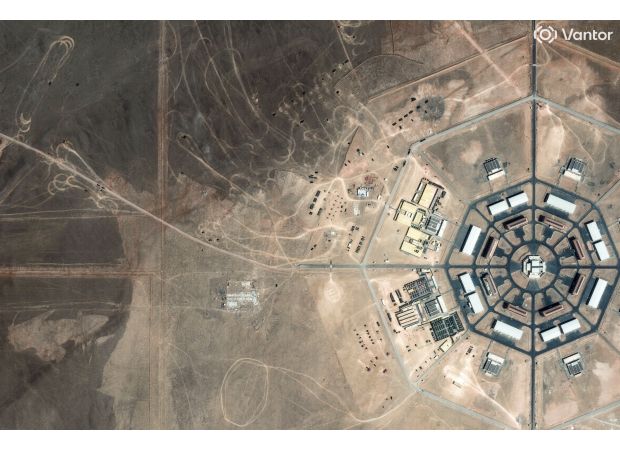 China is constructing nuclear launch facilities and shelters, as seen in satellite photos.