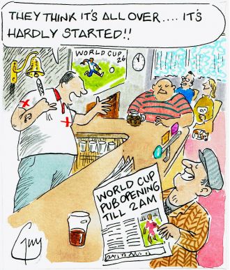 Guy Venables' Metro cartoon is published every day.