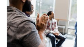 The Atlanta Hawks and Kaiser Permanente join forces to address mental health among black men at State Farm Arena.