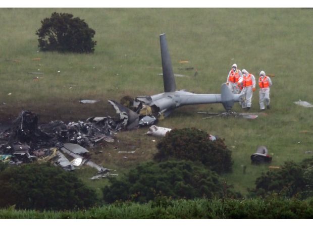 Deadly crash in Devon identified as Royal Navy crew members.