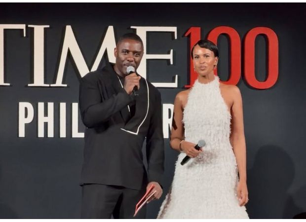 Celebrities like Idris And Sabrina Elba and Chance The Rapper advocate for social change at TIME100 Philanthropy Impact Dinner.