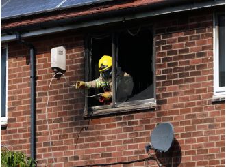 Two people killed in North Shields house fire.