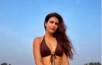 Fatima Sana Shaikh taps into her youthful spirit during filming in the mountains.