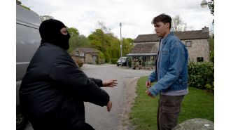 In Emmerdale, Lewis meets a tragic end when he becomes a victim in a murder plot.