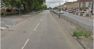 A 24-year-old woman died and a man was hospitalized following a double stabbing in London.