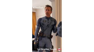 Actor Ryan Reynolds makes surprise appearance at Comic-Con as his character Deadpool, but fans didn't catch the clever joke.