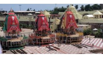 Puri Rath Yatra's chariot wheels to be placed at Rashtrapati Bhavan.