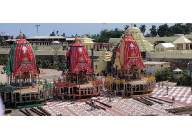 Puri Rath Yatra's chariot wheels to be placed at Rashtrapati Bhavan.