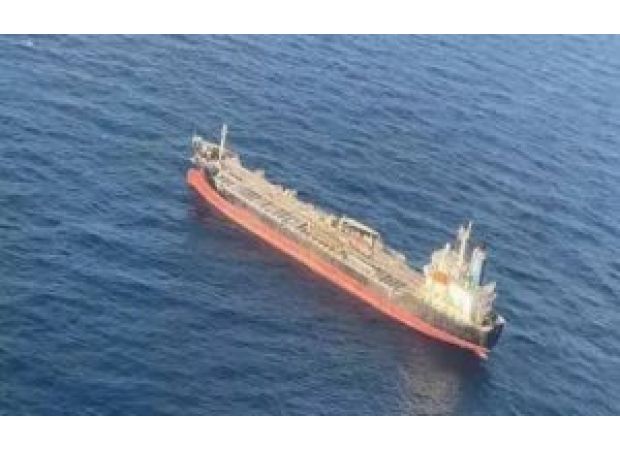 A ship from India sinks in the Red Sea, but all 13 sailors are saved.