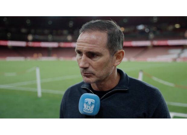 Lampard says Arsenal will struggle in Premier League after losing to Coventry.