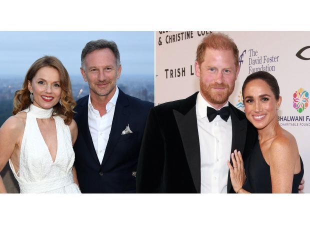 Spice Girls member Geri Horner had a private lunch with the Duke and Duchess of Sussex before their return to the UK.