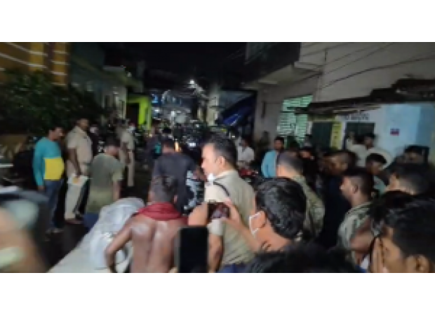 An elderly woman's body was discovered beneath a kitchen slab in Puri.