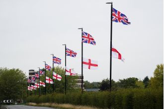 Birmingham council to use £2.6 million to take down England flags in streets.