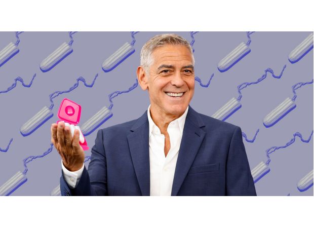 George Clooney is worried about being used for a tampon advertisement after he dies.