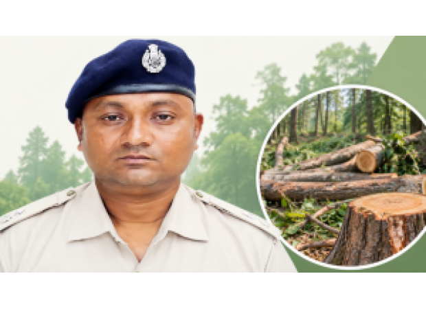 Nabarangpur forester suspended for cutting trees illegally.