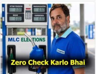Piyush Goyal taunts Congress and Rahul Gandhi with an AI-made “Zero Check Karlo Bhai” jab
