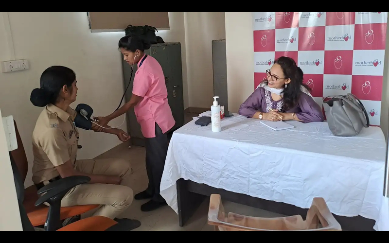 Health awareness check-up camp for police officers