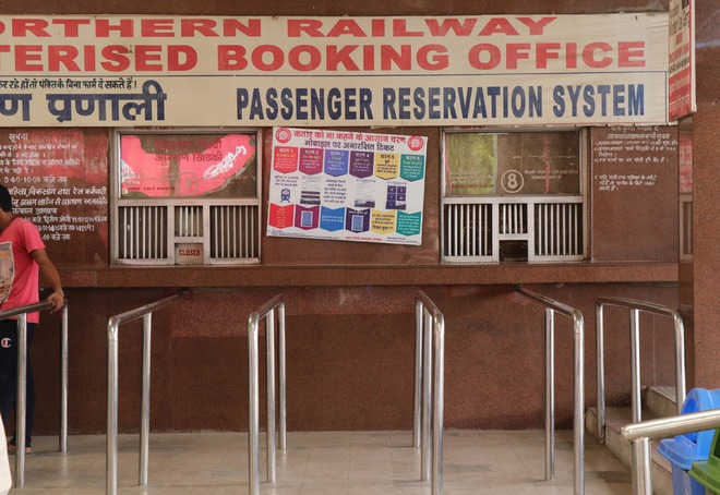 Railway ticket booking centre closed for many years