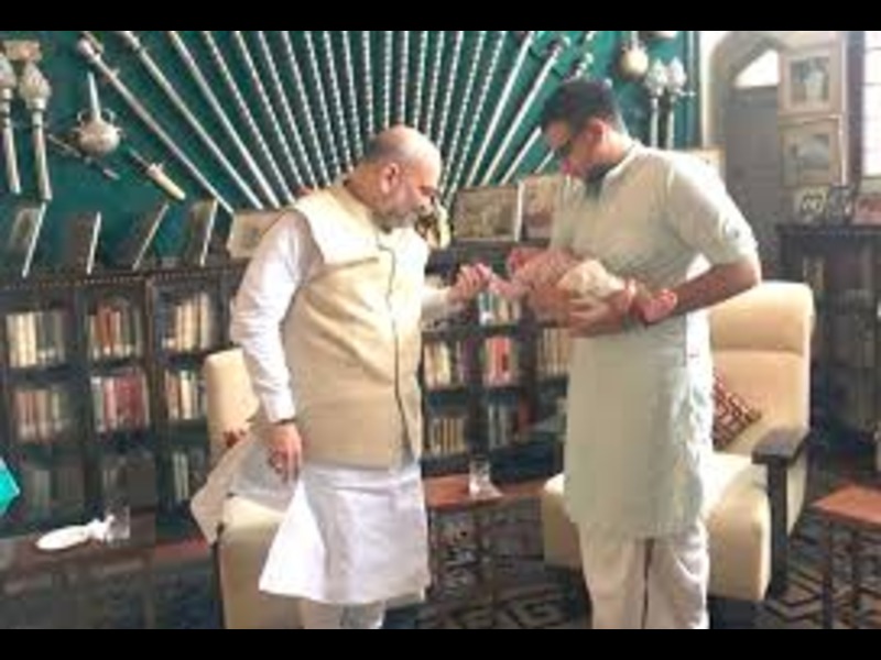Yaduveer meets Amit Shah