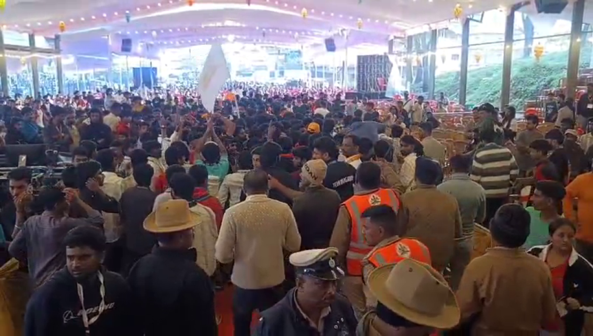 Case registered for vandalism at Dasara stage