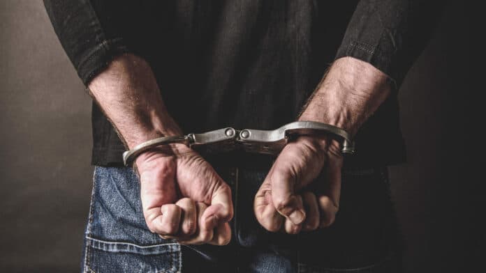 Five arrested for theft in studio