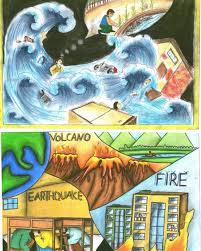 District level painting competition on 16th