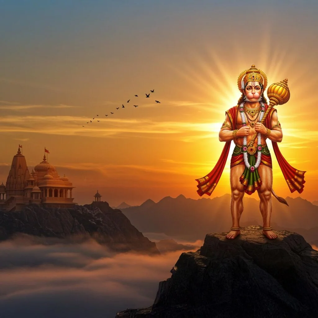 Devotees throng to worship Hanuman