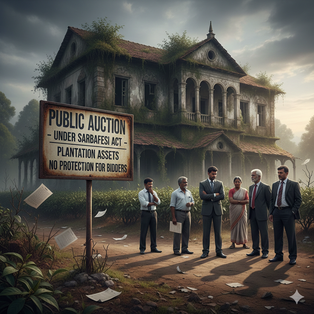 No protection for auction of plantations under SARFAESI Act