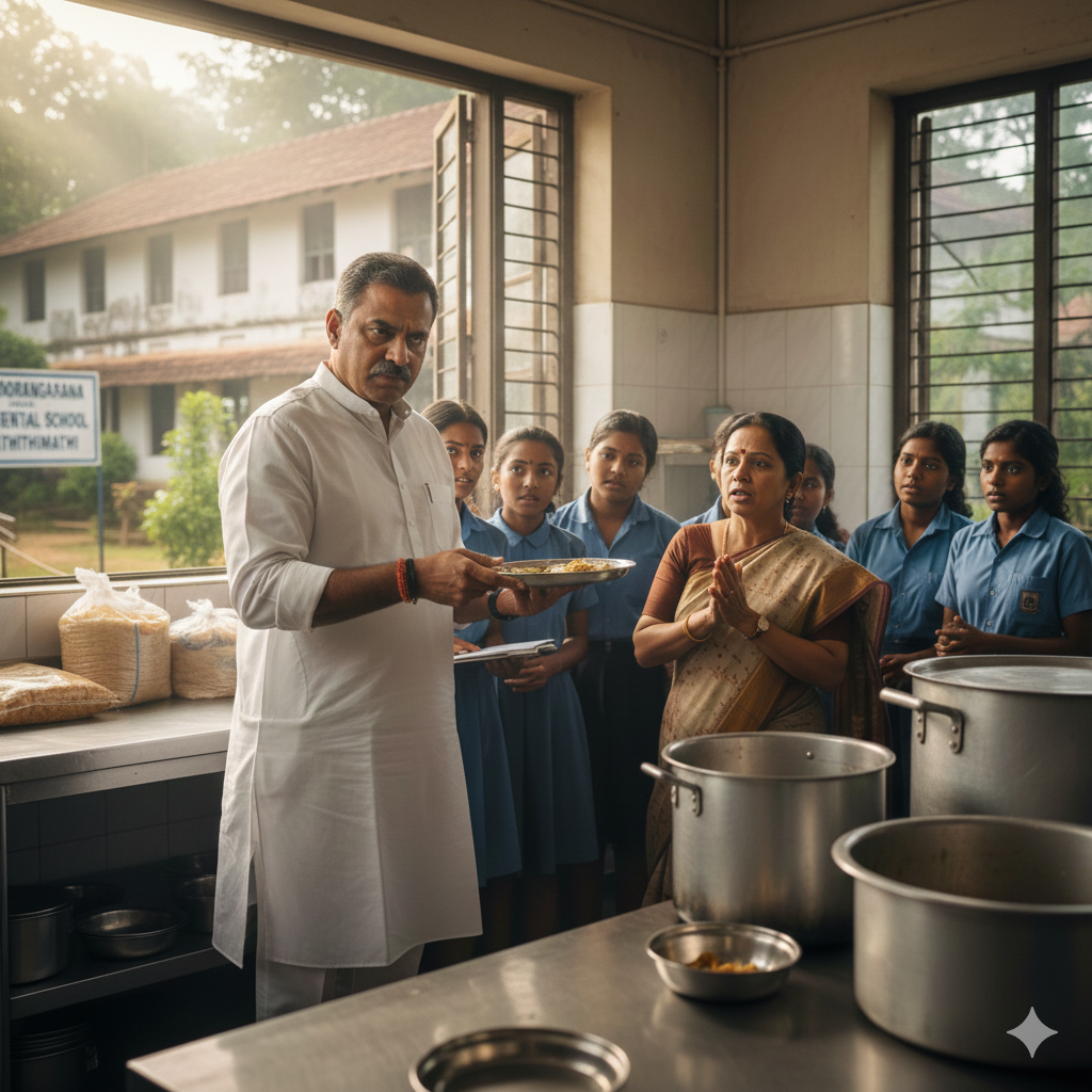 MLC Suja Kushalappa makes a surprise visit to the resident school