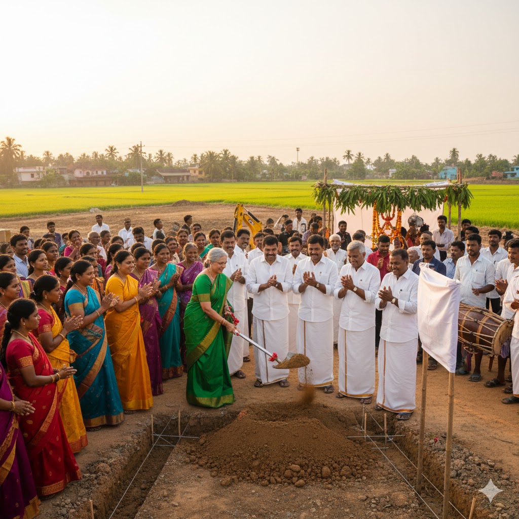 Inauguration of work in Emmemadu village