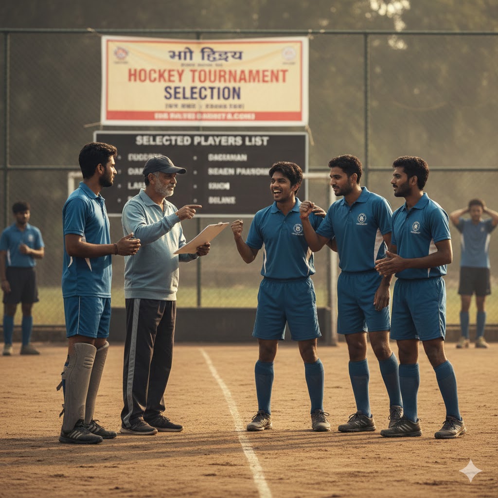 Selected for Hockey Tournament