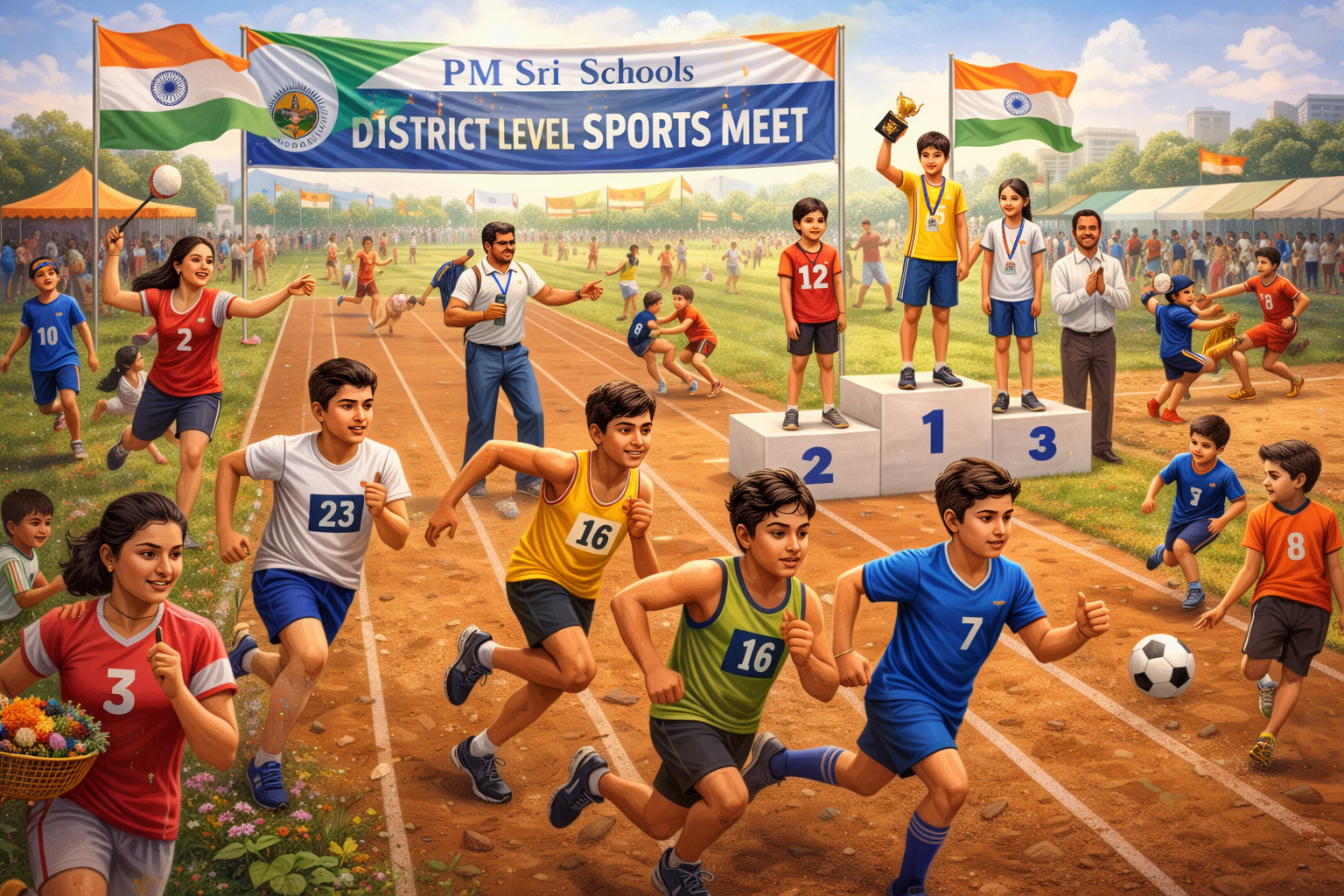 District Level PM Sri Schools Sports Meet