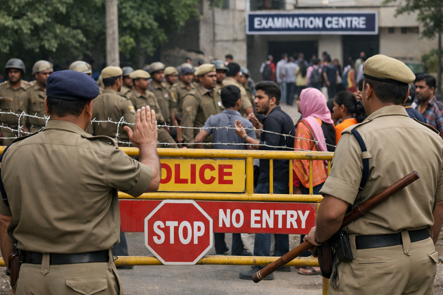 Prohibitory orders around examination centres