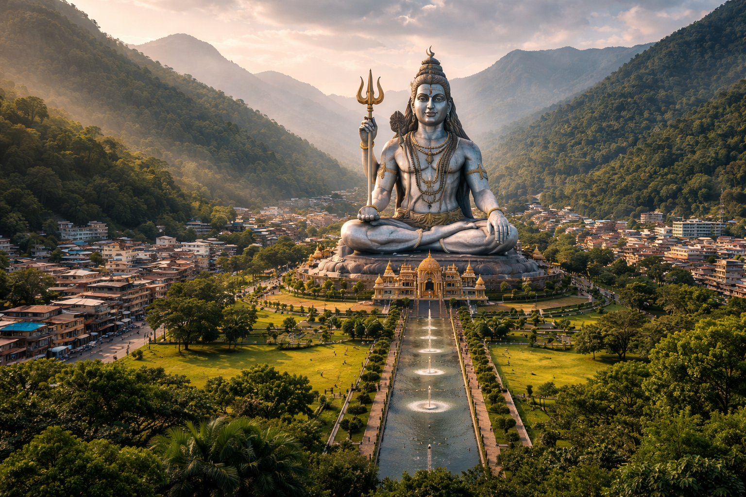 Shiva memorial in the district